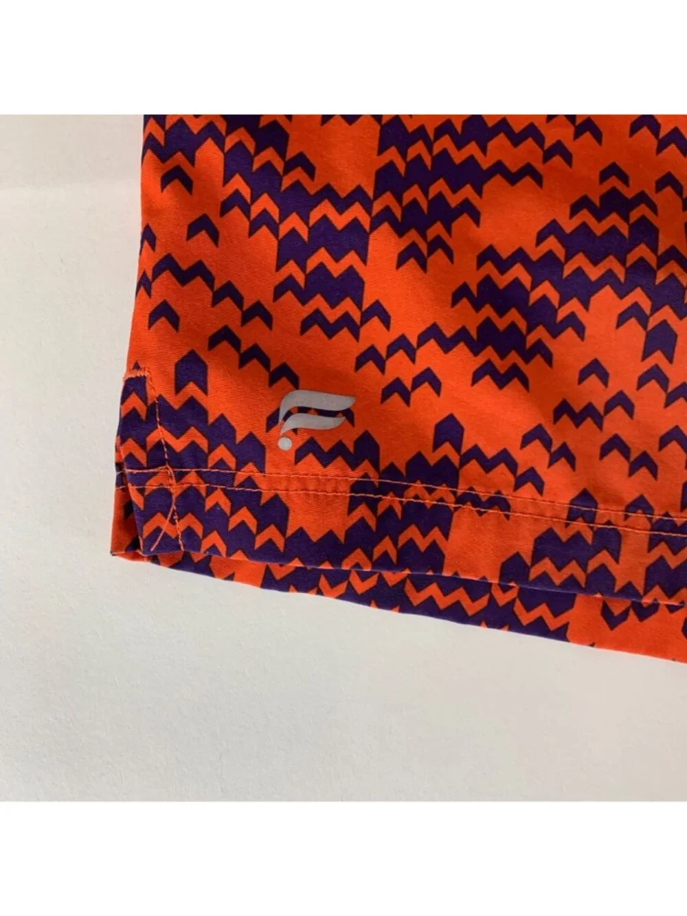 Fabletics Purple Orange Athletic Shorts Mens Large